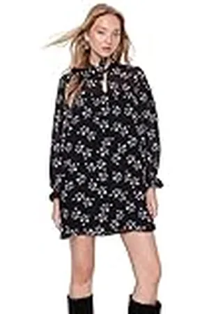 Trendyol Dames Midi Ruffle Hem Relaxed Plus Size Jurk Jurk, , 38