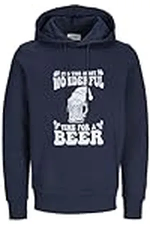 JACK & JONES Jjxmas One Color Funny Sweat Hood, , L