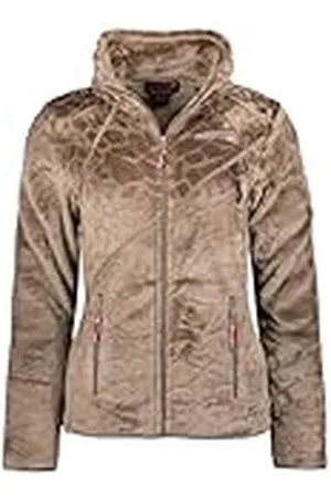 Geographical Norway Universum Lady Warme Fleece Dames Warme Rits Jas Herfst Winter Lente Warm Vrouwen - Lange Mouwen Trui Bont Zacht Comfort Outdoor ( S), , S