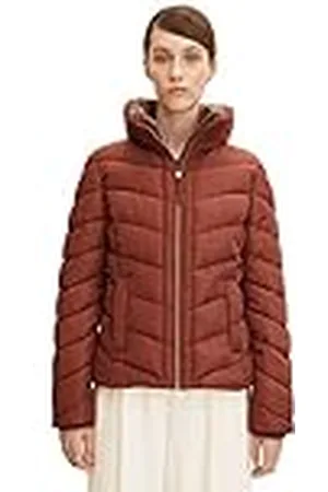 TOM TAILOR Dames Gewatteerde jas met opstaande kraag 1032477, , M