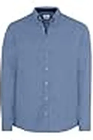 Brax Daniel C Light Slim herenhemd in fijn flanel overhemd met button-down-kraag, , S