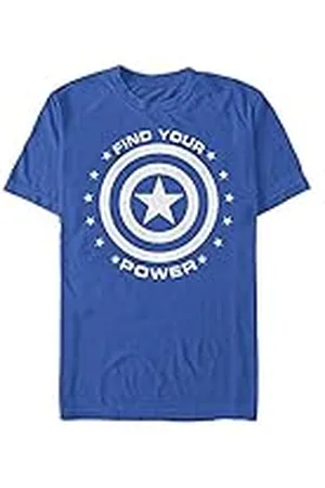 Marvel Avengers Classic - Captain Power Unisex Crew neck T-Shirt M