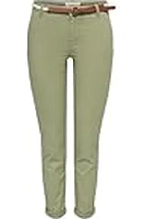 ONLY Onlbiana Cotton Belt Chino Cc PNT chinobroek voor dames, , 38W x 32L
