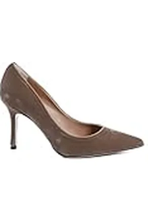 19V69 Italia Womens Pump Taupe DEC85 Fluwelen , , 38 EU