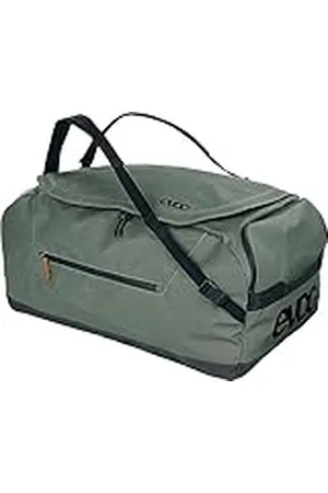 Evoc DUFFLE BAG 100, sporttas (waterdicht en 100% PVC-vrij Tarpualin, gewatteerde schouderriemen, inhoud: 100l, gewicht: 1.215 g, afmetingen: 70 x 40 x 35 cm), Dark Olive - Black