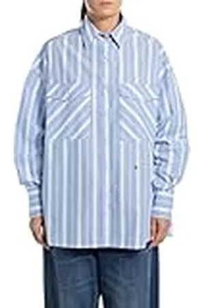 Replay Dames relaxed fit blouse katoen, , XL