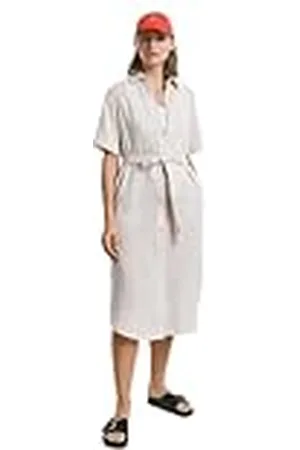 GANT REG LINEN STRIPED SHIRT DRESS, , 42