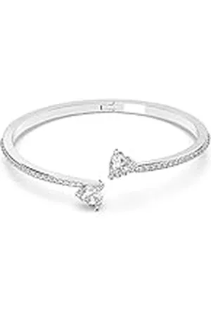 Swarovski Attract Soul Armband, Hart, Wit, Rodium Toplaag