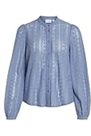 VILA Dames Vichikka Lace L/S Shirt-Noos Blouse, , XS