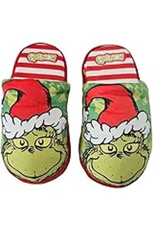 Disney Uniseks kinderpantoffels voor jongens, Le Grinch pantoffel, 6 maanden, , 6 mois
