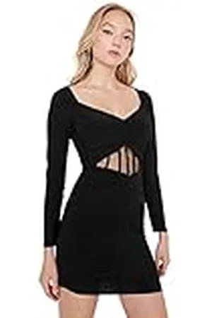 Trendyol Dames Midi Bodycon Getailleerde Gebreide Jurk, , 62