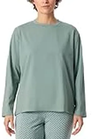 Schiesser Dames slaapshirt lange mouwen katoen - Mix + Relax, , 38
