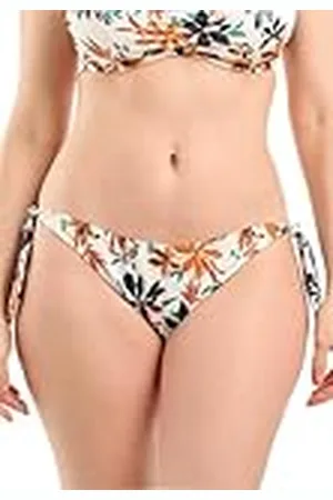 Sans Complexe Staycation Badpak, diepe zwembroek, bloemenprint ivoor, maat 38/40 voor dames, , 36/38 NL
