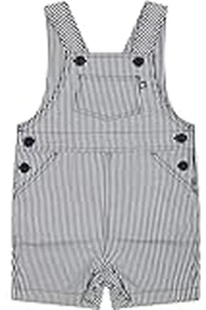 Petit Bateau Korte overalls voor jongens, , 18 Maanden