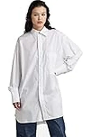 G-Star RAW Dames Oversized Boyfriend Shirt, Wit 4481-110), XS, , XS
