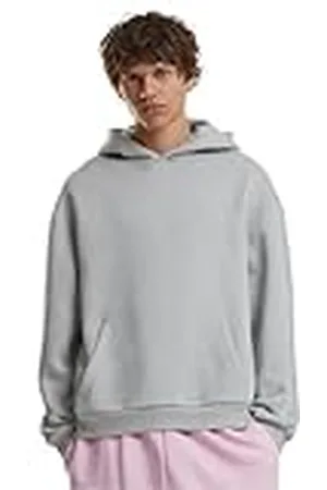 Build Your Brand Fluffy Hoody, casual hoodie voor heren, loose fit, maten S-5XL, , 3XL