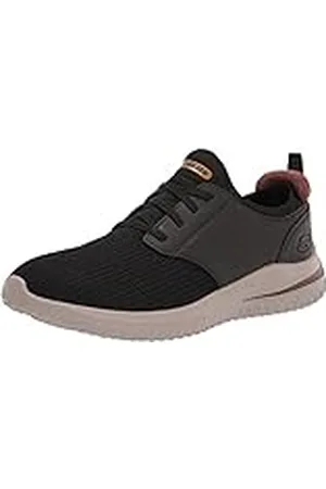 Skechers Heren Delson 3.0-Cicada Gebreide Bungee Lace Slip On, , 42 EU