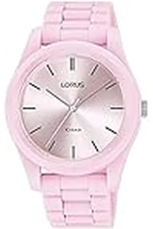 Lorus Analoog kwartshorloge voor dames, met siliconen armband, , mode