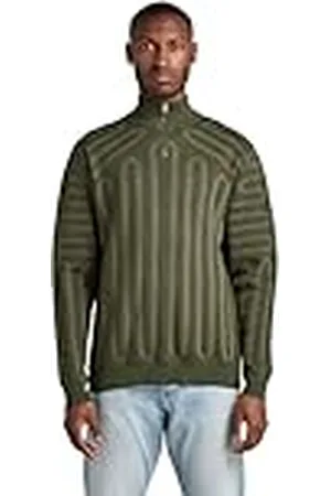 G-Star RAW Heren 3D line Loose Half Zip Knit Sweater, , L