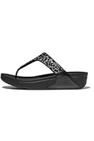 FitFlop Dames LULU Crystal-Mix teen Post sandalen, , 4 UK, , 37 EU