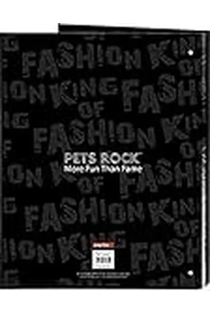 Safta Pets Rock Fashion Officiële ordner met 4 ringen, 265 x 330 mm