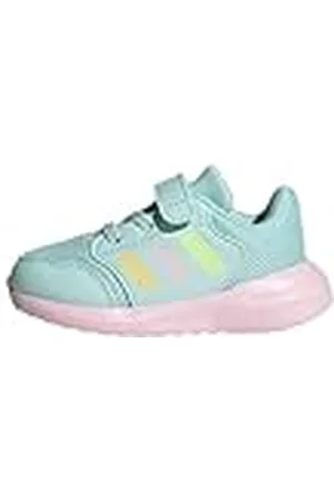 adidas Uniseks-Kind TENSAUR RUN 3.0 SHOES INFANTS, Aqua/Orange Tint/Clear Pink, 19 EU