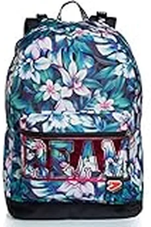 7 for all Mankind The Double Dreams Flowers, omkeerbare rugzak voor kinderen met stereohoofdtelefoon, uniseks, , one size