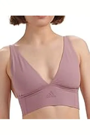 adidas Vrouwen Active Micro Stretch Longline Plunge Naadloze BH, , S