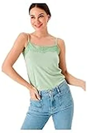 Garcia Dames Singlet shirt met schouderbandjes/Cami shirt, sea Spray, S, , S