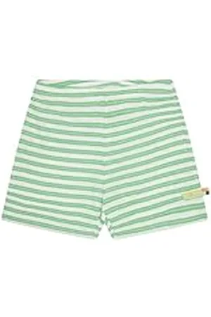 loud + proud Uniseks kinderring met linnen, van biologisch katoen, GOTS-gecertificeerd, casual shorts, , 86-92