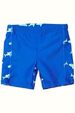 Playshoes Jongens UV-bescherming shorts vissen lichtblauw zwemshorts, , 86/92 cm