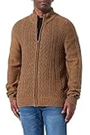 Blend Heren 20714634 gebreide jas, 180937/Brons Brown, S
