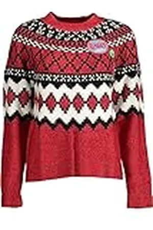 Desigual JERS_Buddy 3014 Scarlet Pullover Sweater, , XL