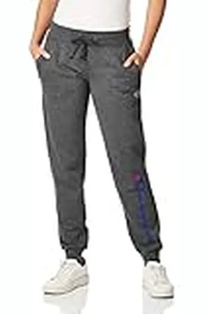 Champion Powerblend joggingbroek voor dames, plus-size, Graniet Heather met Script, 1X