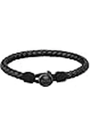 HUGO BOSS Sieraden Heren THAD CLASSIC Collectie Leren Armband Bruin en , Medium, Leer, Geen edelsteen