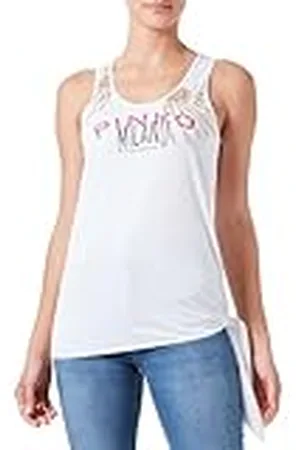 Pinko LESINA Tanktop Jersey Mercerizzato Logo en Cities, , S