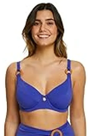 Sans Complexe Badpak met beugels, model Elevated Basics, blauw spectrum, 85E, , 70E