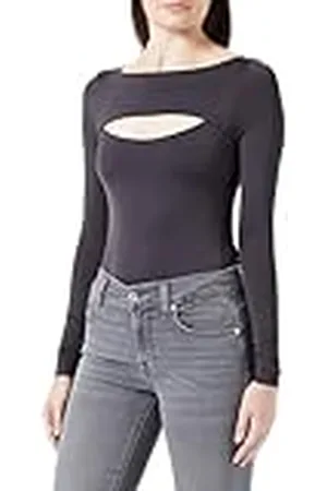 G-Star Dames Cut-Out Slim Boat T Long Sleeve Tops, , XL