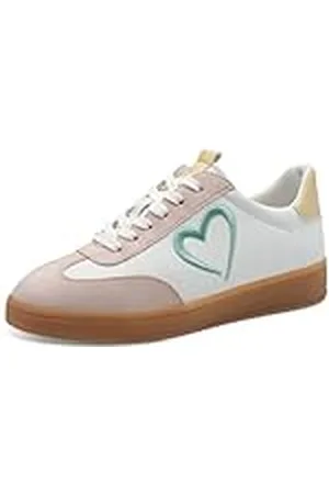 Marco Tozzi Guido Maria Kretschmer 2-83701-44 Sneakers voor dames, wit/poeder, 38 EU, , 38 EU