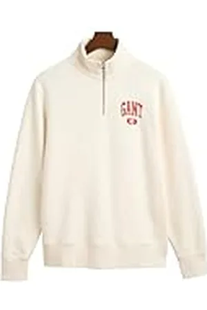 GANT Seasonal Graphic Halve Zip Sweat, , S