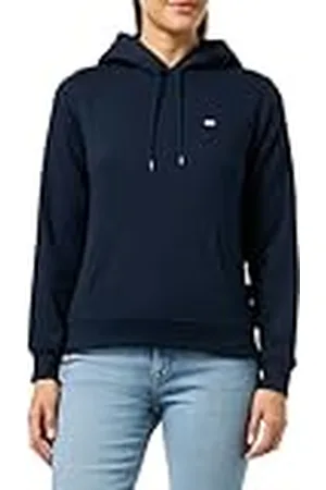 Tommy Hilfiger Dames TJW REG S FLAG HOODIE DW0DW19958C1G001 Pullover Hoodie, Blauw (Dark Night Navy), XXS, , XXS