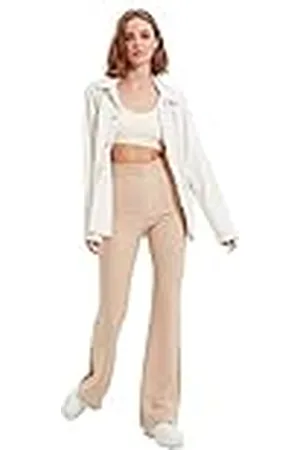 Trendyol Dames High Waist Flare Pants, , 36
