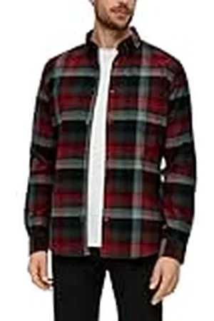 QS by s.Oliver Shirt met lange mouwen met ruitpatroon, , S