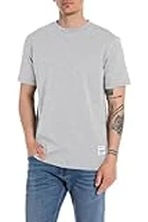 Replay Heren T-shirt met korte mouwen van katoen, , XS