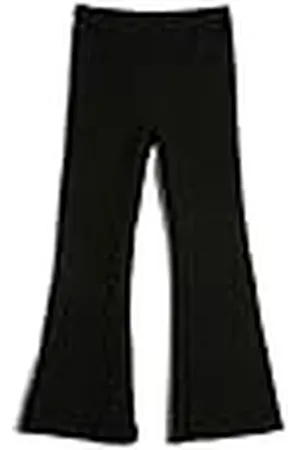 Koton Girls Basic Flare Broek, elastische tailleband, geribbeld, , 4-5 Jahre