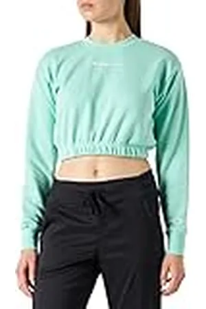 Champion American Classics-Crop Boxy Crewneck sweatshirt voor dames, , XXL