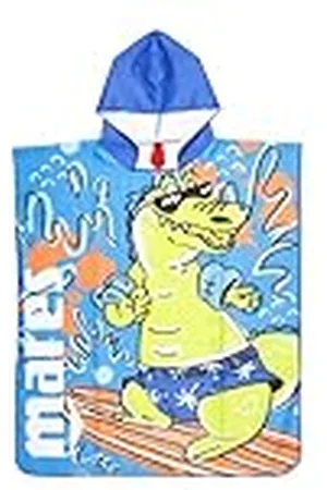 Mares Badjas voor kinderen, Aquazone Seaside poncho, junior, poncho van microvezel, voor zee en zwemmen, voor meisjes, , One size