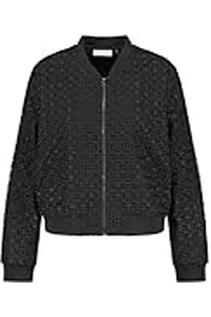 Gerry Weber Damesblouse met delicate gatenkant, lange mouwen, effen kleuren, , 44