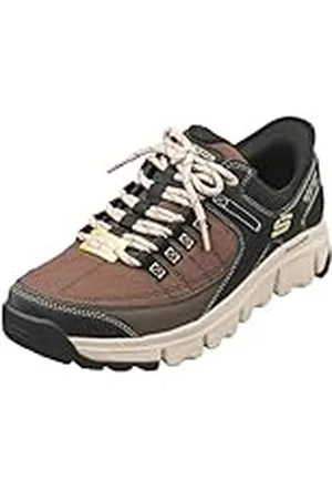 Skechers Heren Handsfree Slip-ins Summits op Sneaker, Bruin Synthetisch/Mesh/Taupe Trim, 7 UK, , 41 EU