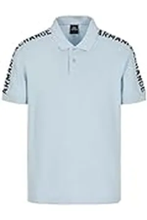 Armani Exchange Poloshirt met korte mouwen voor heren, jacquard logo, , M